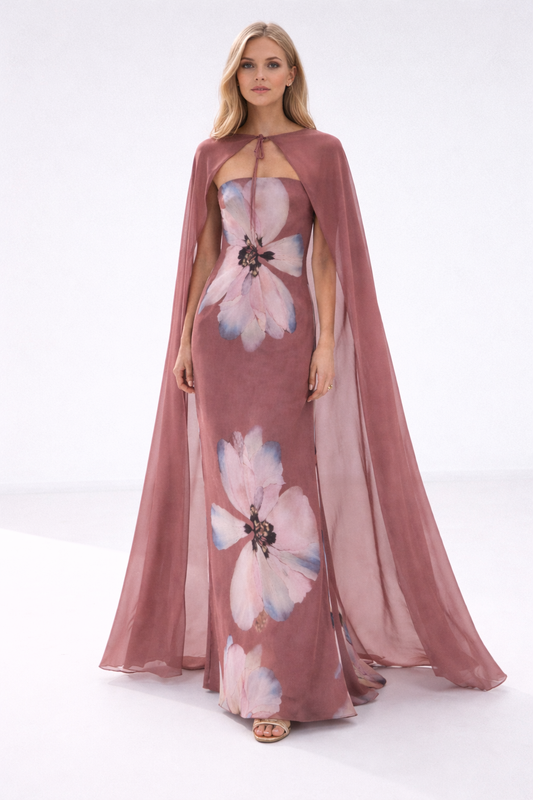 VESTIDO PRAGA CON CAPA